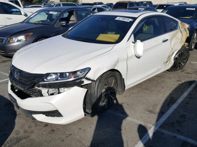 1HGCT2B94GA000018 - 2016 HONDA ACCORD EXL WHITE photo 2