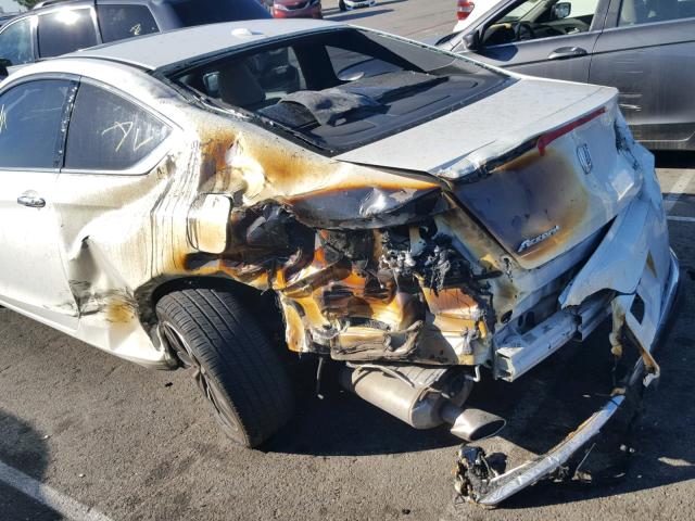 1HGCT2B94GA000018 - 2016 HONDA ACCORD EXL WHITE photo 9