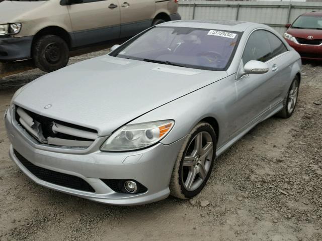 WDDEJ71X38A016602 - 2008 MERCEDES-BENZ CL 550 SILVER photo 2