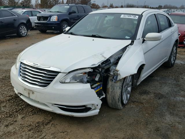 1C3BC1FB0BN514665 - 2011 CHRYSLER 200 TOURIN WHITE photo 2