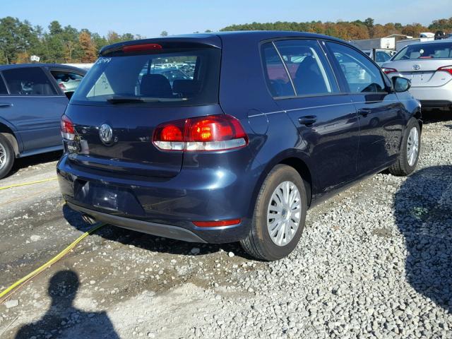 WVWDB7AJXDW134173 - 2013 VOLKSWAGEN GOLF 蓝色 照片 4
