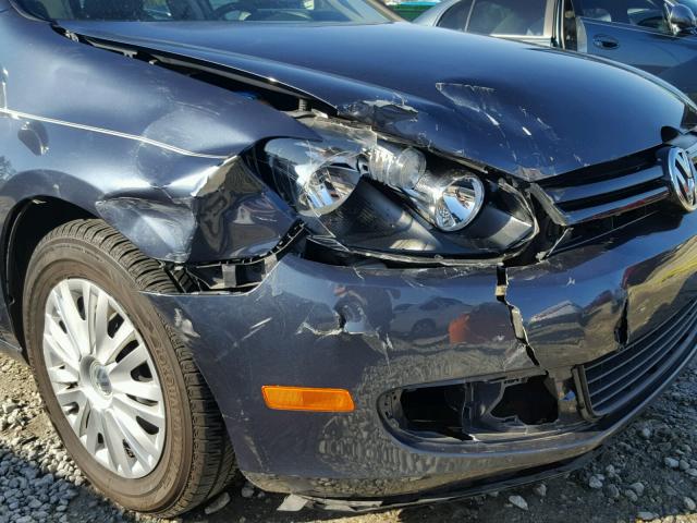 WVWDB7AJXDW134173 - 2013 VOLKSWAGEN GOLF 蓝色 照片 9