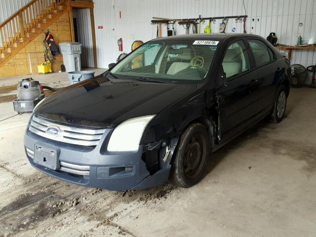 3FAHP06Z18R273003 - 2008 FORD FUSION S BLACK photo 2