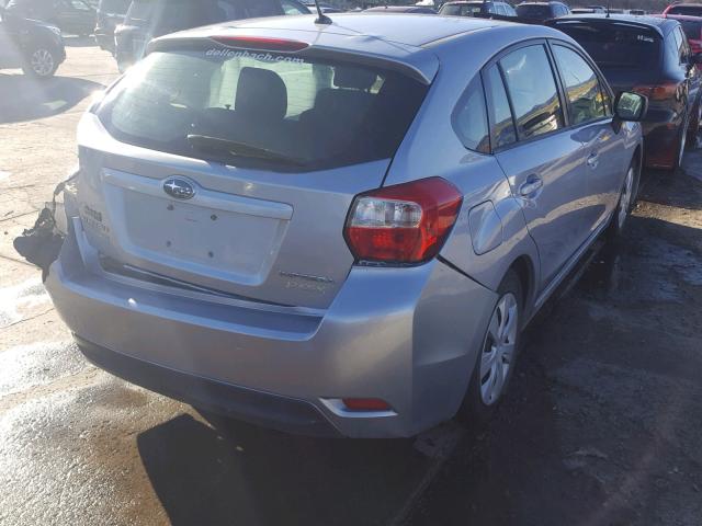 JF1GPAA60E8305788 - 2014 SUBARU IMPREZA BA SILVER photo 4