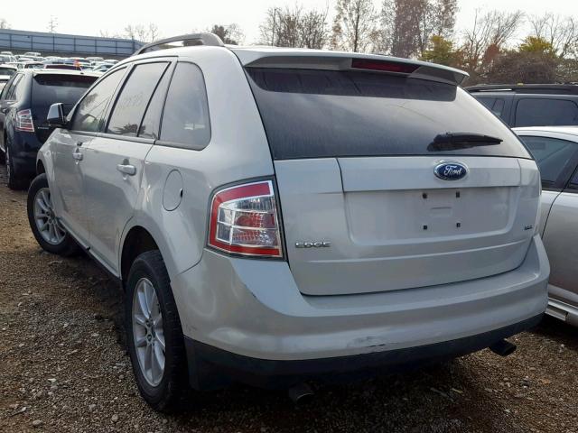 2FMDK38C47BB07312 - 2007 FORD EDGE SEL WHITE photo 3