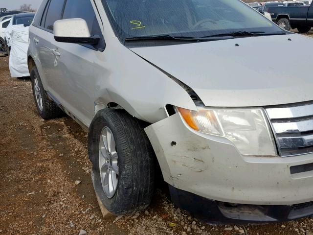 2FMDK38C47BB07312 - 2007 FORD EDGE SEL WHITE photo 9