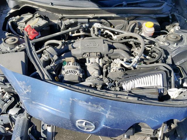 JF1ZNAA14D2711125 - 2013 TOYOTA SCION FR-S BLUE photo 7