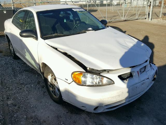 1G2NE52E45M177135 - 2005 PONTIAC GRAND AM S WHITE photo 1