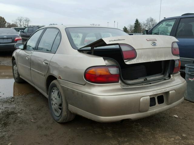 1G1ND52M7X6161999 - 1999 CHEVROLET MALIBU TAN photo 3