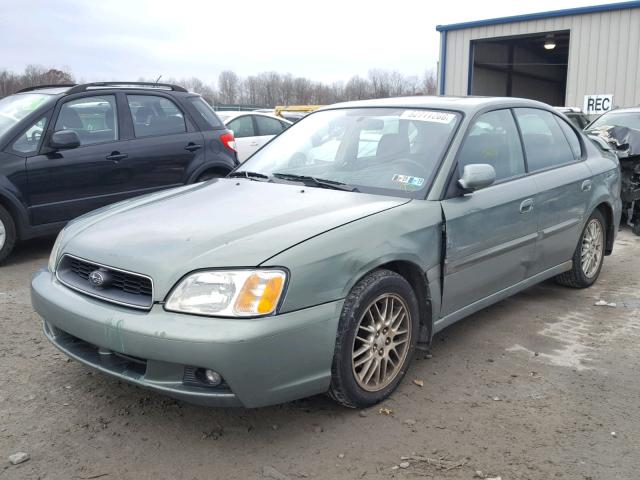 4S3BE635237214679 - 2003 SUBARU LEGACY L GREEN photo 2