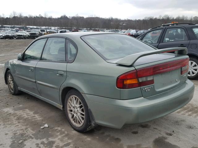 4S3BE635237214679 - 2003 SUBARU LEGACY L GREEN photo 3