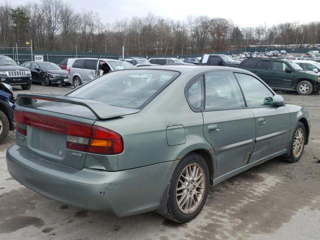 4S3BE635237214679 - 2003 SUBARU LEGACY L GREEN photo 4