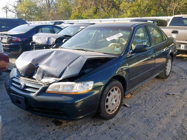 JHMCG66571C018153 - 2001 HONDA ACCORD LX GREEN photo 2