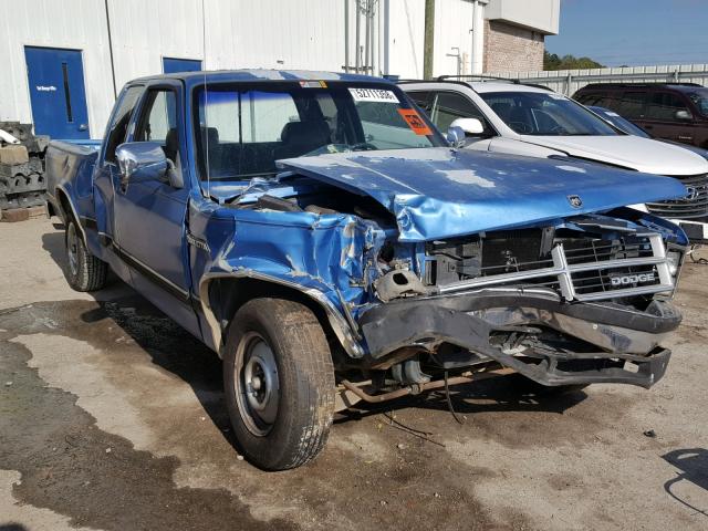 1B7FL23X8LS756254 - 1990 DODGE DAKOTA BLUE photo 1