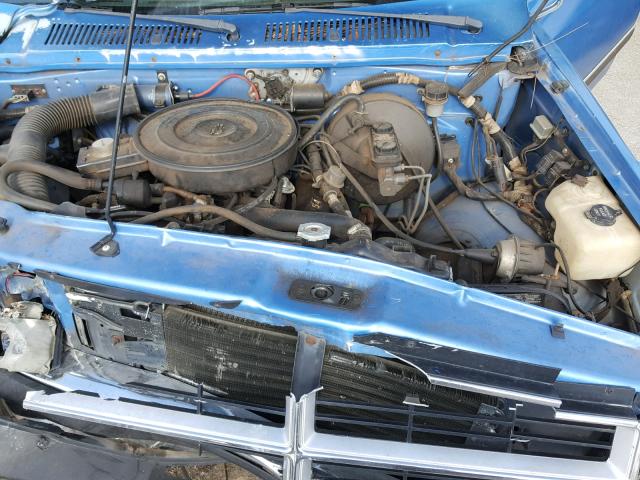 1B7FL23X8LS756254 - 1990 DODGE DAKOTA BLUE photo 7