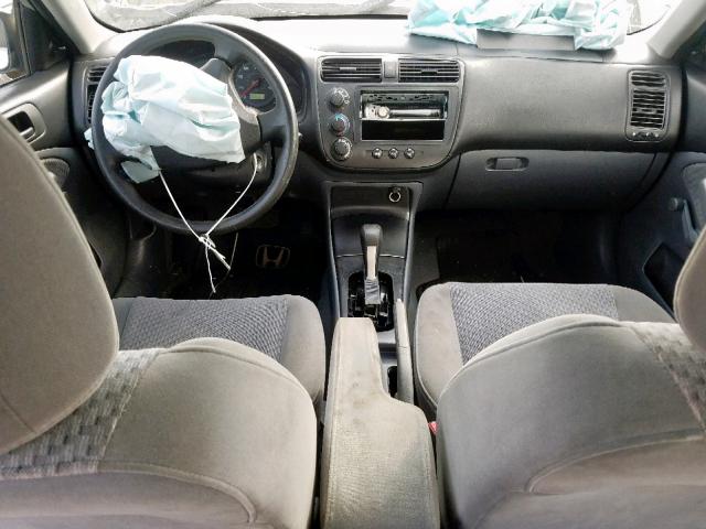 1HGES16395L018236 - 2005 HONDA CIVIC DX V SILVER photo 9