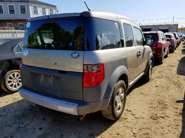 5J6YH28554L031122 - 2004 HONDA ELEMENT EX TAN photo 4