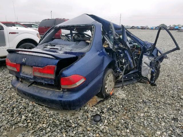 1HGCG55461A062257 - 2001 HONDA ACCORD LX BLUE photo 4