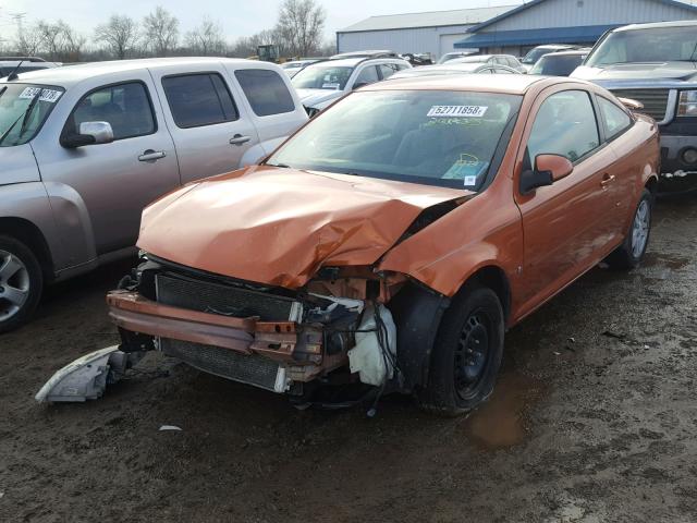 1G1AL15F567844719 - 2006 CHEVROLET COBALT LT ORANGE photo 2