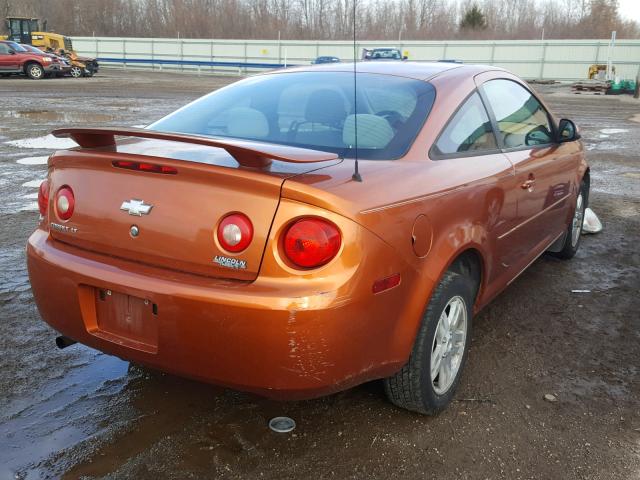 1G1AL15F567844719 - 2006 CHEVROLET COBALT LT ORANGE photo 4