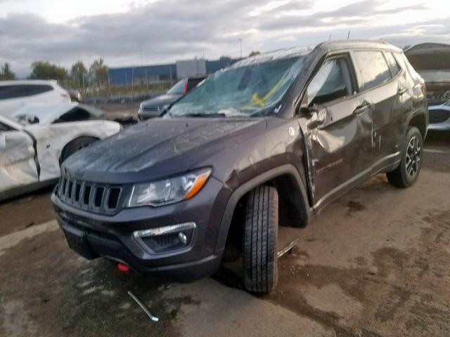 3C4NJDDB9KT756468 - 2019 JEEP COMPASS TR BLACK photo 2