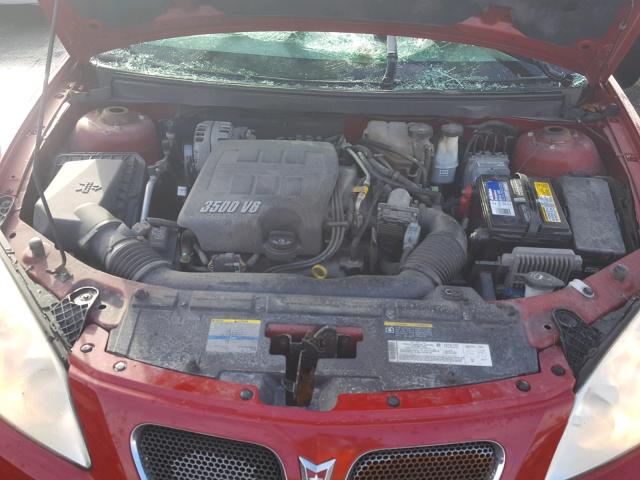 1G2ZH578064118273 - 2006 PONTIAC G6 GT RED photo 7