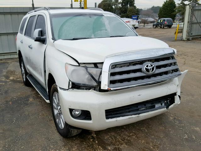 5TDDW5G16ES095647 - 2014 TOYOTA SEQUOIA PL WHITE photo 1