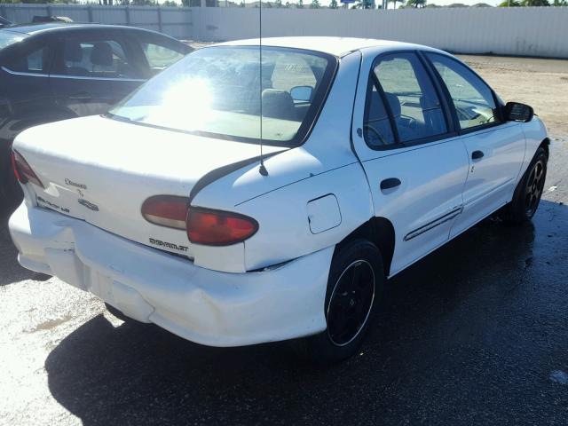 1G1JF5246W7178424 - 1998 CHEVROLET CAVALIER L WHITE photo 4