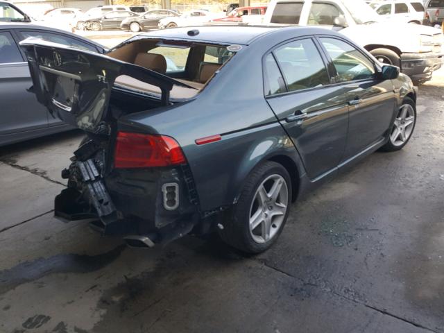 19UUA66265A061897 - 2005 ACURA TL GREEN photo 4