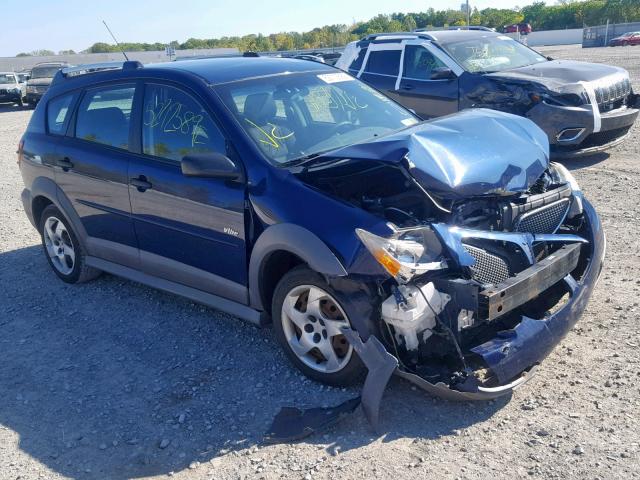 5Y2SL65807Z417609 - 2007 PONTIAC VIBE BLUE photo 1