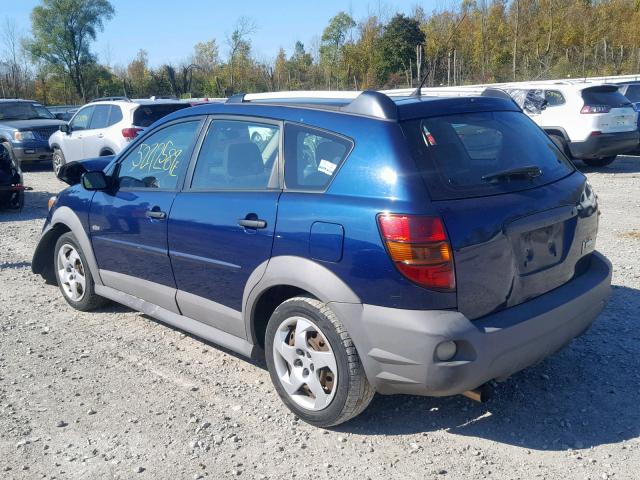 5Y2SL65807Z417609 - 2007 PONTIAC VIBE BLUE photo 3