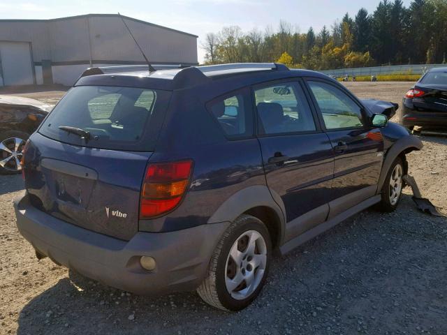 5Y2SL65807Z417609 - 2007 PONTIAC VIBE BLUE photo 4