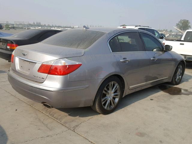 KMHGC4DF6BU116273 - 2011 HYUNDAI GENESIS 4. SILVER photo 4