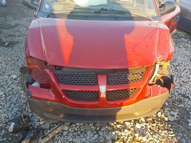 1B4GP253X2B675996 - 2002 DODGE CARAVAN SE RED photo 7