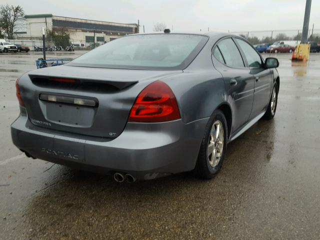 2G2WS522351266144 - 2005 PONTIAC GRAND PRIX GRAY photo 4