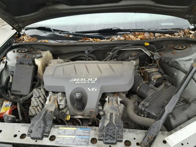 2G2WS522351266144 - 2005 PONTIAC GRAND PRIX GRAY photo 7