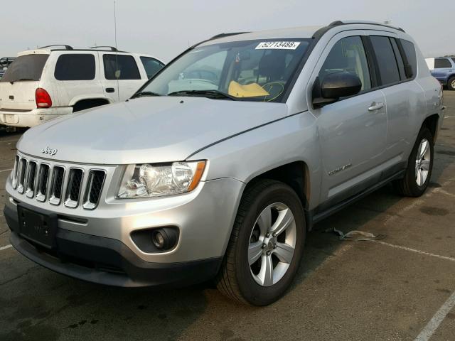 1J4NT1FA6BD248701 - 2011 JEEP COMPASS SP SILVER photo 2