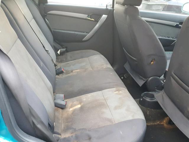 KL1TD66E69B620142 - 2009 CHEVROLET AVEO LS BLUE photo 6