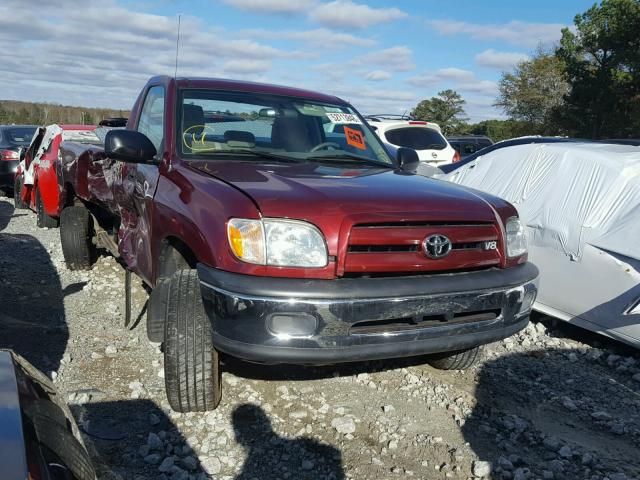 5TBJT32145S464957 - 2005 TOYOTA TUNDRA RED photo 1