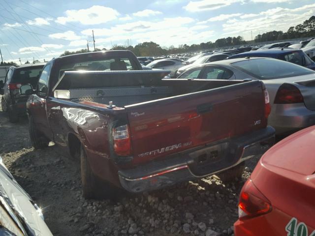 5TBJT32145S464957 - 2005 TOYOTA TUNDRA RED photo 3