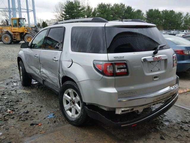 1GKKRNEDXFJ377210 - 2015 GMC ACADIA SLE GRAY photo 3