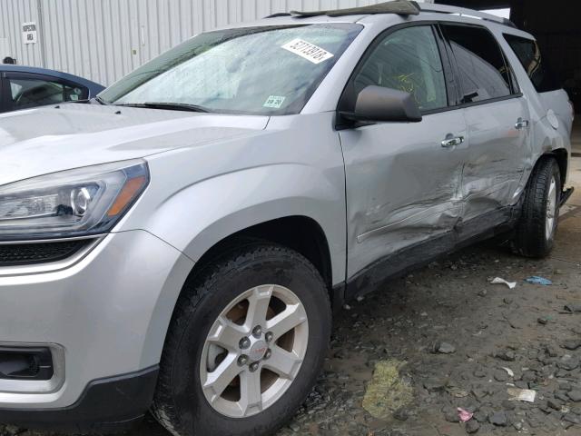 1GKKRNEDXFJ377210 - 2015 GMC ACADIA SLE GRAY photo 9