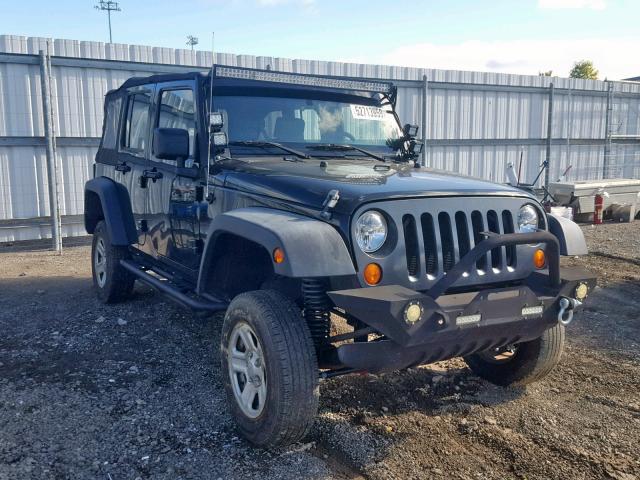 1J4GB39177L130625 - 2007 JEEP WRANGLER X BLACK photo 1