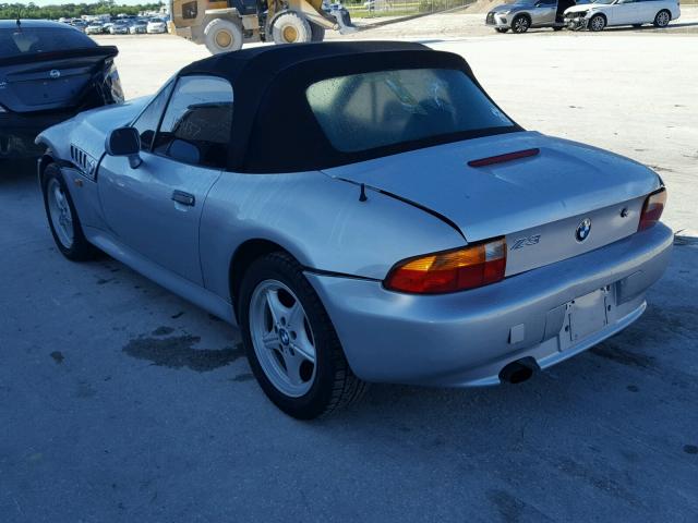 4USCH7321TLB71013 - 1996 BMW Z3 1.9 SILVER photo 3