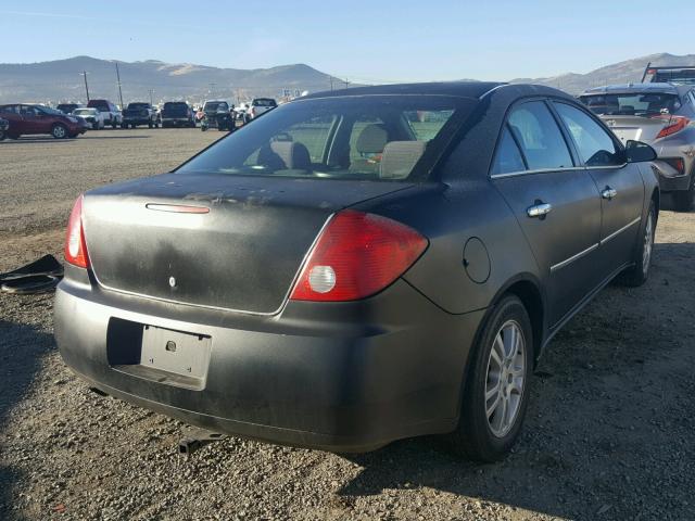 1G2ZF55B464195653 - 2006 PONTIAC G6 SE BLACK photo 4