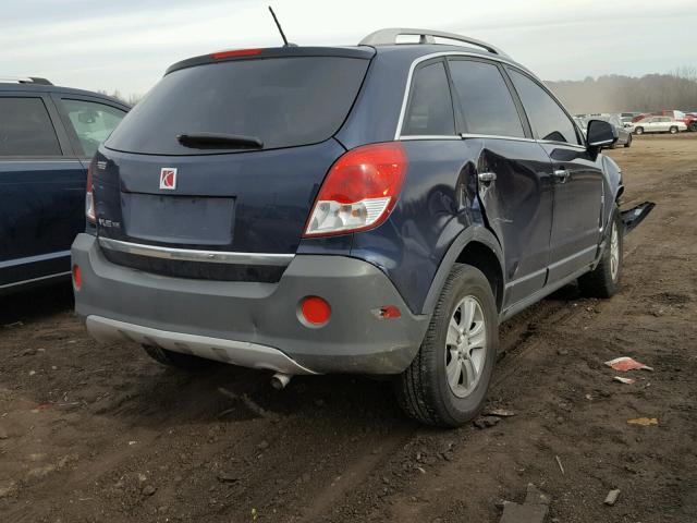 3GSCL33PX8S667732 - 2008 SATURN VUE XE BLUE photo 4