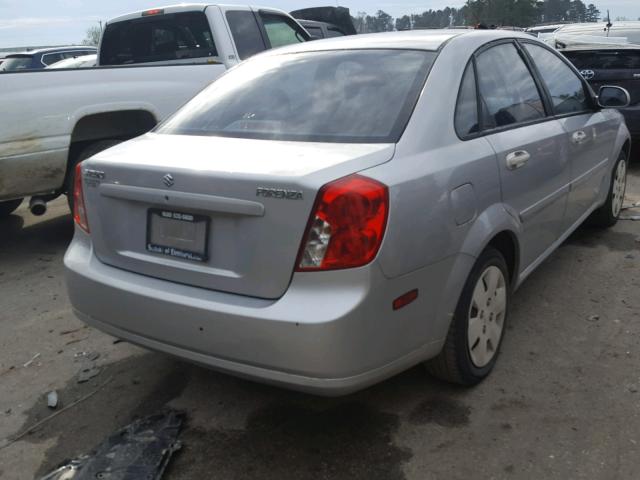 KL5JD56ZX6K438488 - 2006 SUZUKI FORENZA SILVER photo 4