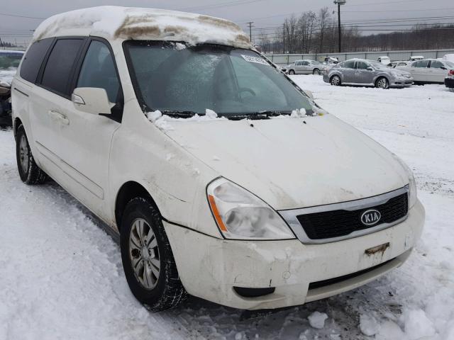 KNDMG4C70C6485304 - 2012 KIA SEDONA LX WHITE photo 1