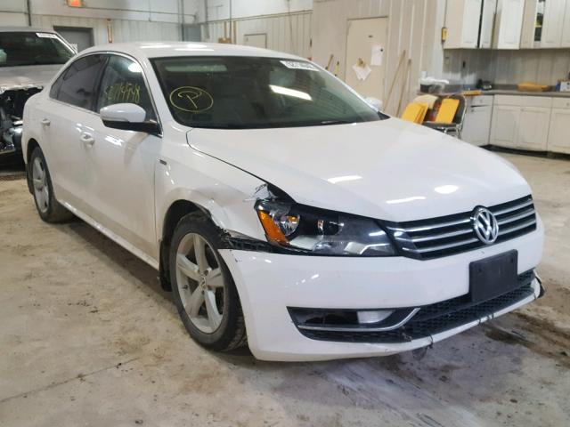 1VWAS7A3XFC107352 - 2015 VOLKSWAGEN PASSAT S WHITE photo 1