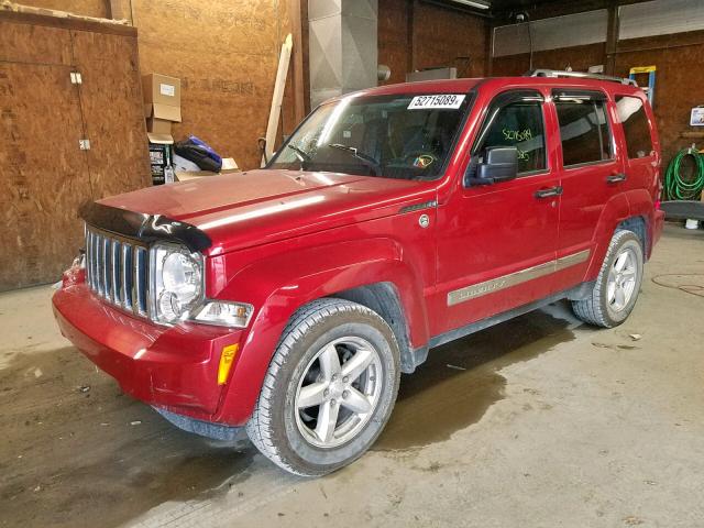 1J8GN58K09W529972 - 2009 JEEP LIBERTY LI RED photo 2